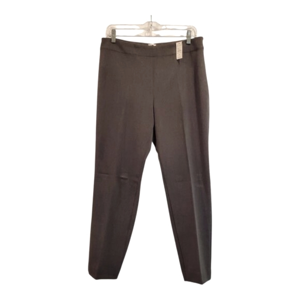 NEW TALBOTS SZ 10p Heritage Gray Stretch Dress Pants Trousers